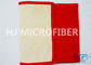 Esteira Eco-Amigável macia vermelha de Microfiber altamente absorvente com espuma interior