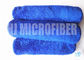 Poliamida super macia super azul do poliéster 20% do absorvente 80% de pano de limpeza do carro de Microfiber da cor