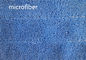 Almofadas molhadas torcidas 480gsm do espanador do absorvente do trapézio da trama do azul 13*41/47cm de Microfiber