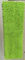 O Chenille pequeno verde de Microfiber 650gsm dobrou almofadas molhadas do espanador do bolso de 13*47cm Oxford